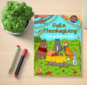 Fall and Thanksgiving Colouring Book
